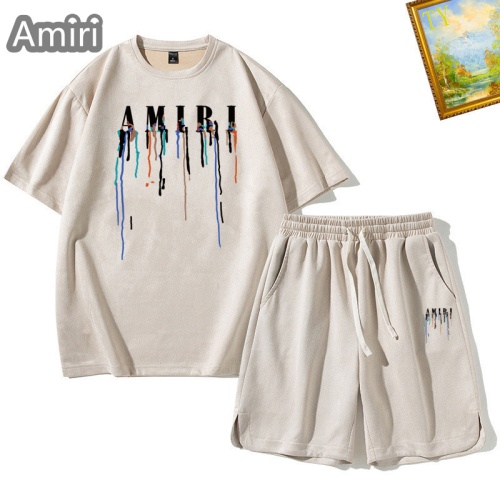 Amiri Tracksuits Short Sleeved For Men #1235440