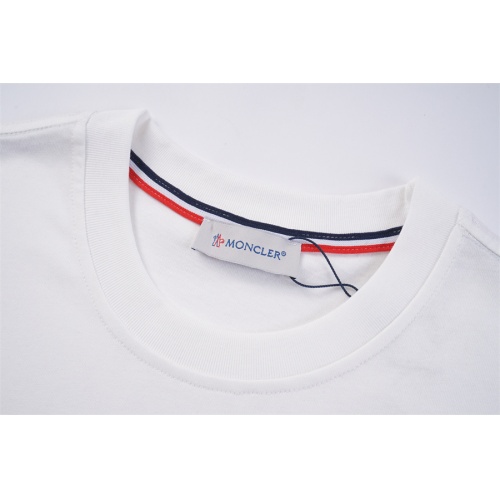 Replica Moncler T-Shirts Short Sleeved For Unisex #1236055 $32.00 USD for Wholesale