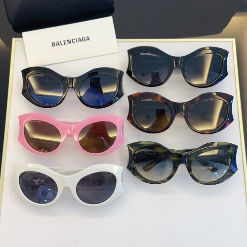 Replica Balenciaga AAA Quality Sunglasses #1236269 $60.00 USD for Wholesale