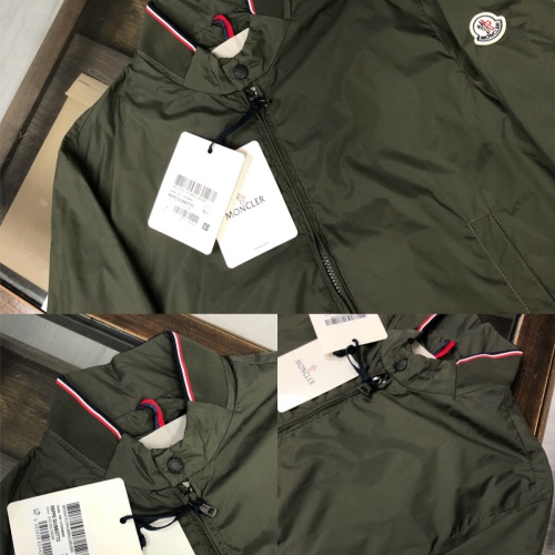 Replica Moncler Jackets Long Sleeved For Men #1236619 $92.00 USD for Wholesale