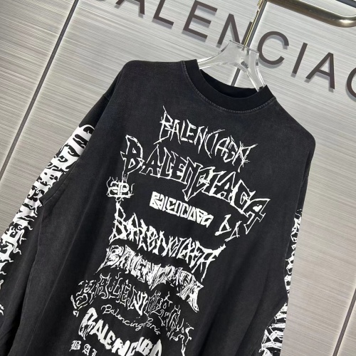 Replica Balenciaga T-Shirts Long Sleeved For Unisex #1236730 $52.00 USD for Wholesale