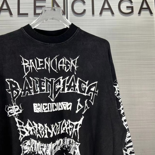 Replica Balenciaga T-Shirts Long Sleeved For Unisex #1236730 $52.00 USD for Wholesale