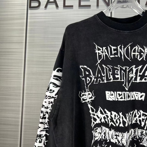 Replica Balenciaga T-Shirts Long Sleeved For Unisex #1236730 $52.00 USD for Wholesale