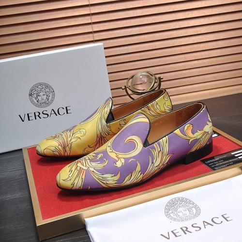 Versace Leather Shoes For Men #1236926