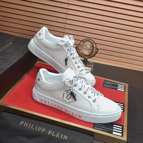 Replica Philipp Plein PP Casual Shoes For Men #1236930 $80.00 USD for Wholesale