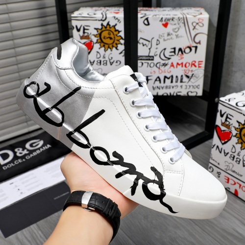 Replica Dolce & Gabbana D&G Casual Shoes For Women #1237138 $82.00 USD for Wholesale