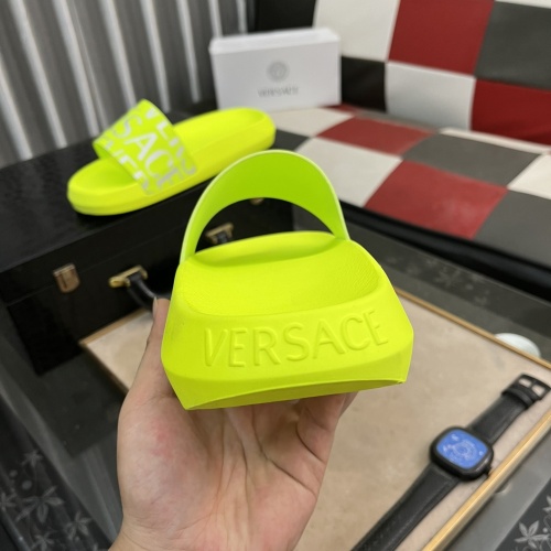 Replica Versace Slippers For Men #1237166 $45.00 USD for Wholesale