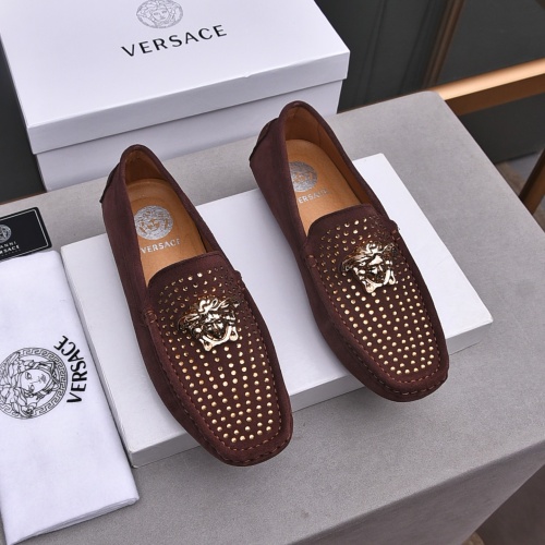 Versace Leather Shoes For Men #1237188, $76.00 USD, [ITEM#1237188], Versace Leather Shoes