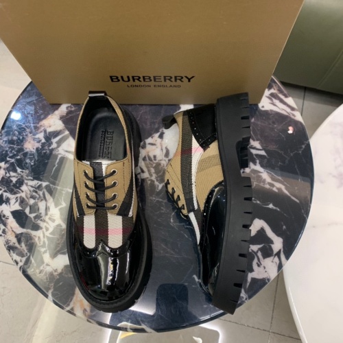 Replica Burberry Leather Shoes For Men #1237236 $82.00 USD for Wholesale