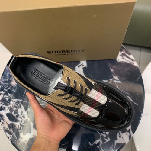 Replica Burberry Leather Shoes For Men #1237236 $82.00 USD for Wholesale