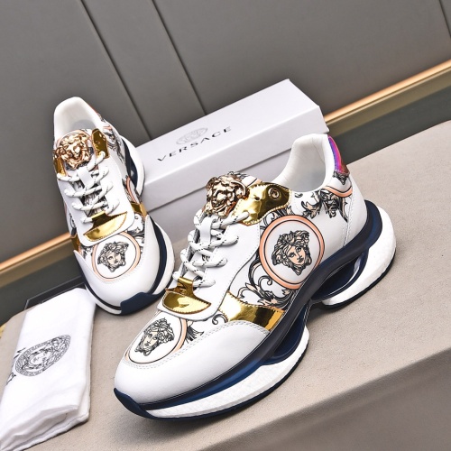 Replica Versace Casual Shoes For Men #1237268 $82.00 USD for Wholesale