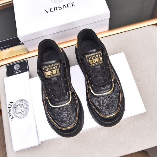 Replica Versace Casual Shoes For Men #1237290 $92.00 USD for Wholesale