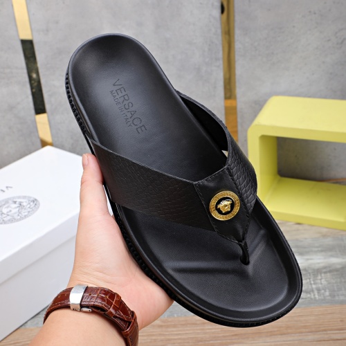 Replica Versace Slippers For Men #1237304 $56.00 USD for Wholesale