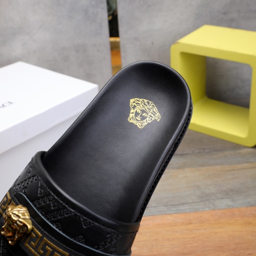 Replica Versace Slippers For Men #1237308 $56.00 USD for Wholesale