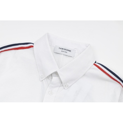 Replica Thom Browne TB Shirts Long Sleeved For Unisex #1237321 $52.00 USD for Wholesale