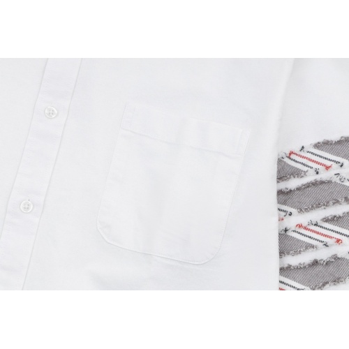 Replica Thom Browne TB Shirts Long Sleeved For Unisex #1237323 $56.00 USD for Wholesale