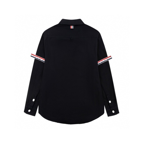 Replica Thom Browne TB Shirts Long Sleeved For Unisex #1237329 $64.00 USD for Wholesale