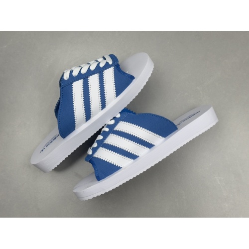 Replica Adidas Slippers For Men #1237638 $56.00 USD for Wholesale