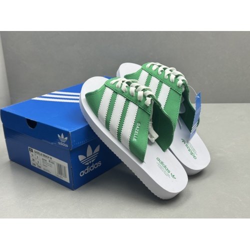 Replica Adidas Slippers For Women #1237639 $56.00 USD for Wholesale