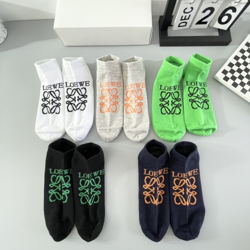 Replica Loewe Socks #1237713 $25.00 USD for Wholesale