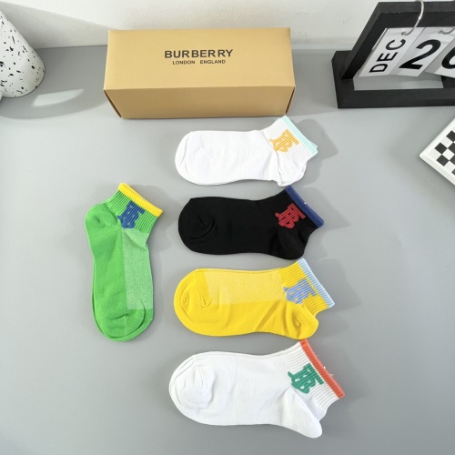 Replica Burberry Socks #1237792 $25.00 USD for Wholesale