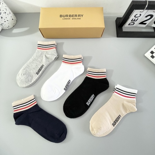 Replica Burberry Socks #1237793 $25.00 USD for Wholesale