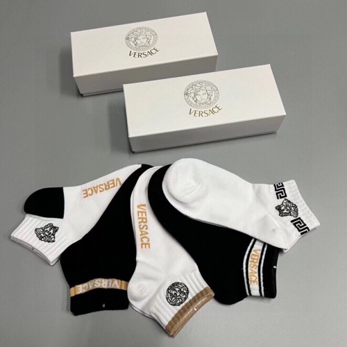 Replica Versace Socks For Men #1237838 $25.00 USD for Wholesale