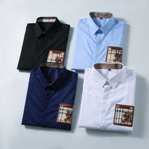 Replica Burberry Shirts Long Sleeved For Men #1238244 $40.00 USD for Wholesale