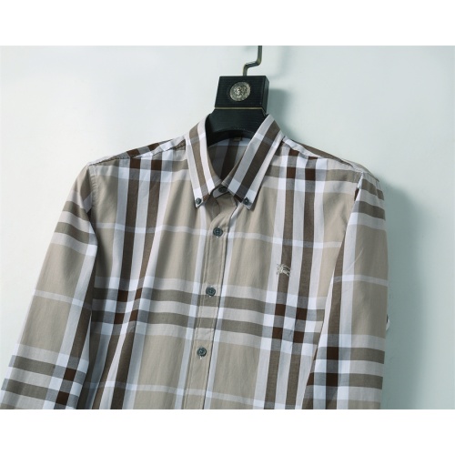 Replica Burberry Shirts Long Sleeved For Men #1238304 $34.00 USD for Wholesale