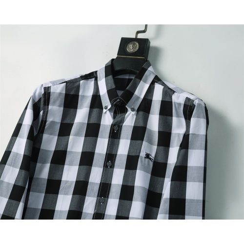 Replica Burberry Shirts Long Sleeved For Men #1238312 $34.00 USD for Wholesale