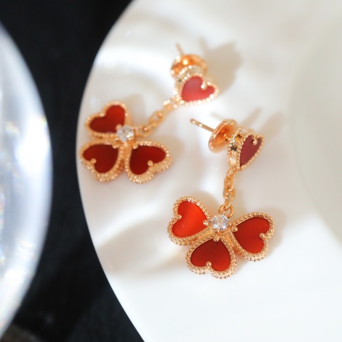 Replica Van Cleef & Arpels Earrings For Women #1238912 $72.00 USD for Wholesale