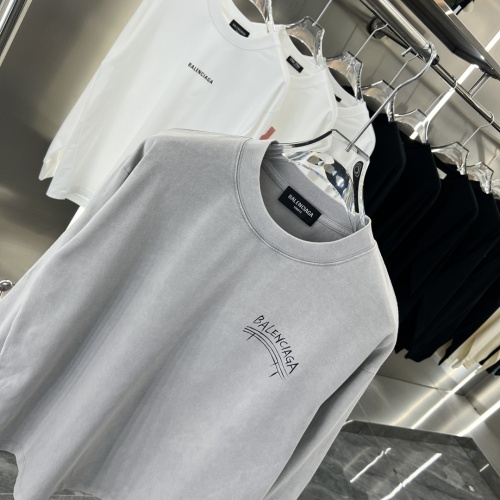 Replica Balenciaga T-Shirts Long Sleeved For Unisex #1239082 $45.00 USD for Wholesale