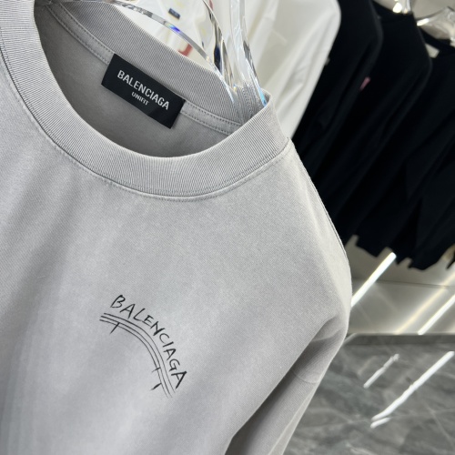 Replica Balenciaga T-Shirts Long Sleeved For Unisex #1239082 $45.00 USD for Wholesale