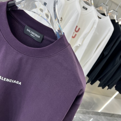 Replica Balenciaga T-Shirts Long Sleeved For Unisex #1239087 $42.00 USD for Wholesale