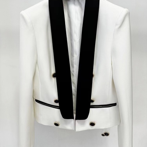 Balmain Jackets Long Sleeved For Women #1239547, $122.00 USD, [ITEM#1239547], Balmain Jackets