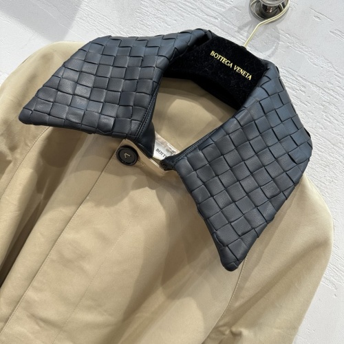 Replica Bottega Veneta BV Coat Long Sleeved For Women #1239548 $132.00 USD for Wholesale