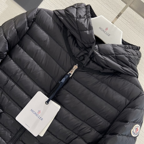 Replica Moncler Down Feather Coat Long Sleeved For Women #1240185 $160.00 USD for Wholesale