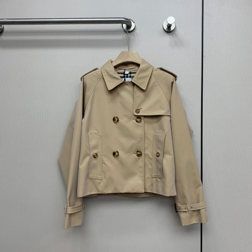 Burberry Trench Coat Long Sleeved For Women #1240187