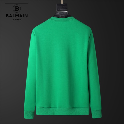 Replica Balmain Hoodies Long Sleeved For Men #1240461 $40.00 USD for Wholesale