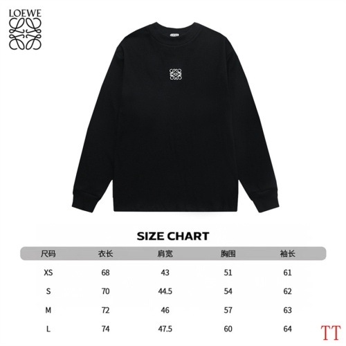 Replica LOEWE T-Shirts Long Sleeved For Unisex #1241200 $48.00 USD for Wholesale