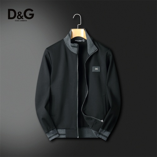 Replica Dolce & Gabbana D&G Tracksuits Long Sleeved For Men #1241485 $85.00 USD for Wholesale