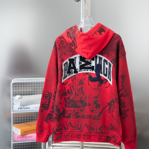 Replica Balenciaga Hoodies Long Sleeved For Unisex #1241703 $96.00 USD for Wholesale