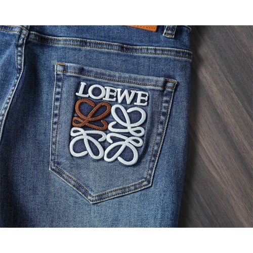 Replica LOEWE Jeans For Men #1241710 $45.00 USD for Wholesale