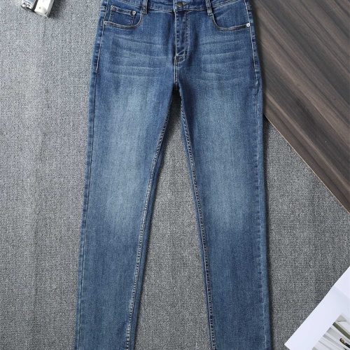 Replica LOEWE Jeans For Men #1241710 $45.00 USD for Wholesale