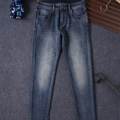 Replica Moncler Jeans For Men #1241715 $45.00 USD for Wholesale