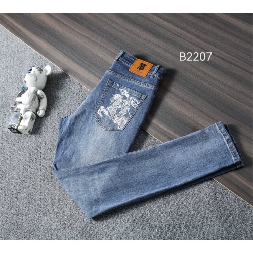 Replica Burberry Jeans For Men #1241743 $45.00 USD for Wholesale