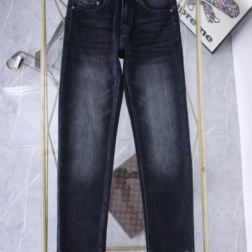 Replica Burberry Jeans For Men #1241746 $45.00 USD for Wholesale