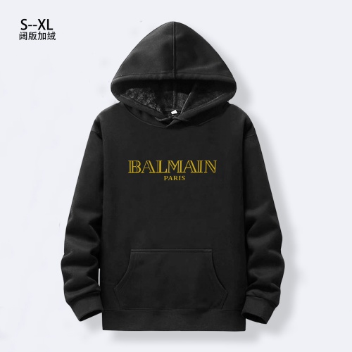 Balmain Hoodies Long Sleeved For Men #1241868, $40.00 USD, [ITEM#1241868], Balmain Hoodies