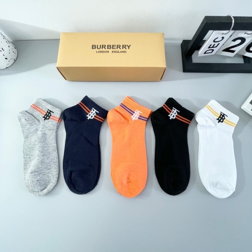 Replica Burberry Socks #1242206 $25.00 USD for Wholesale