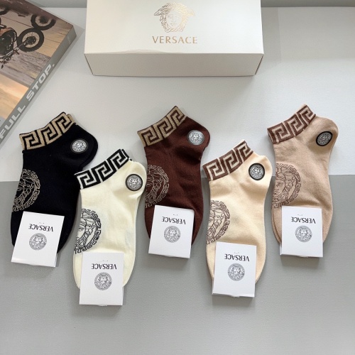 Replica Versace Socks #1242249 $25.00 USD for Wholesale